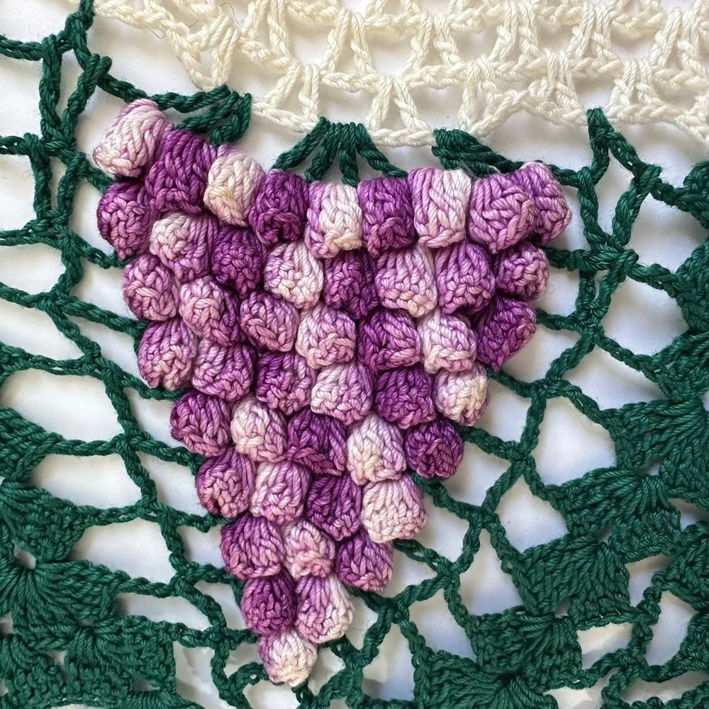 Vintage Hand Crocheted Doilies Lot of 3‎ Country Cottage Decor Shabby Chic Boho